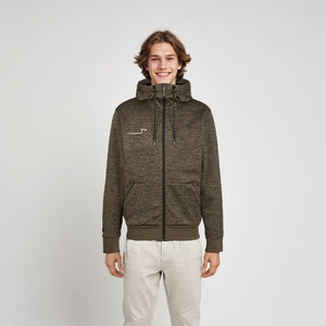 DYNAMIC Hoodie Herren grün schwarz