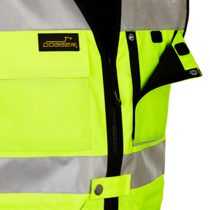 MANTRAILING Weste mit Netz Unisex gelb