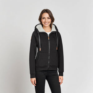 WINTER Hoodie Damen black