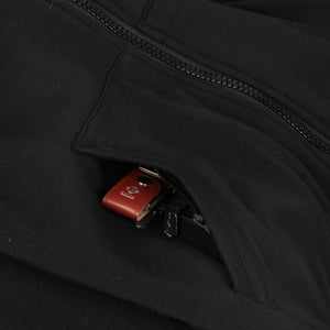 WINTER Hoodie Herren black