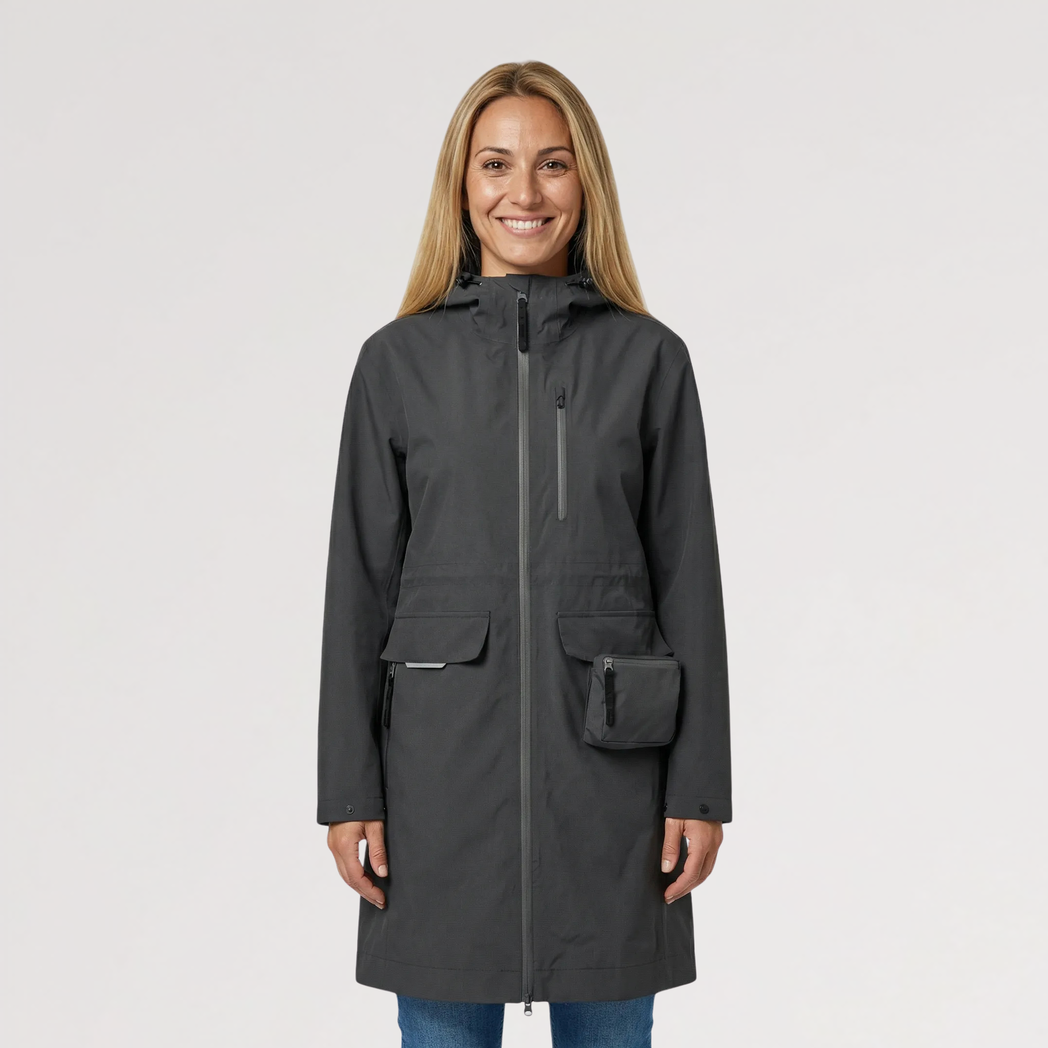 AVA Regenmantel Damen black