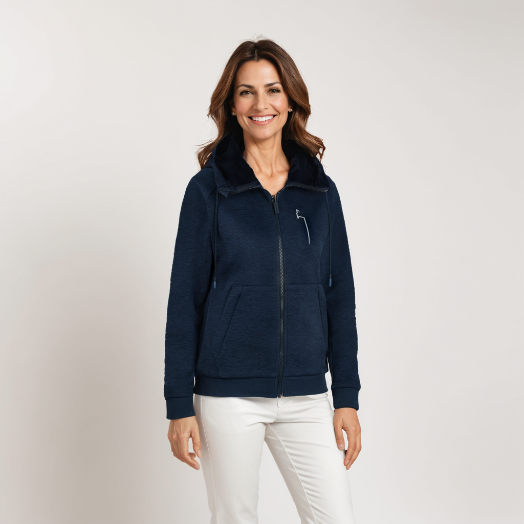 DYNAMIC Hoodie Damen black dark navy