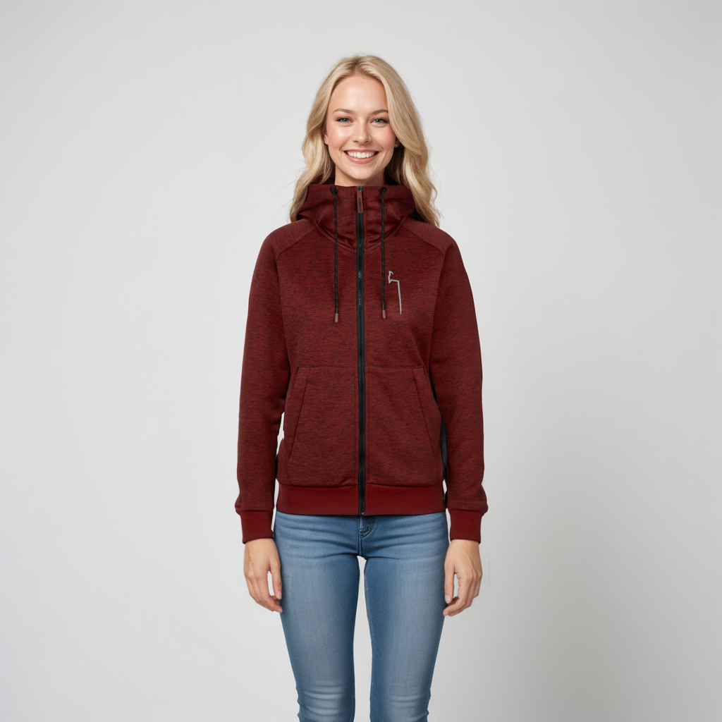 DYNAMIC Hoodie Damen burnt brick