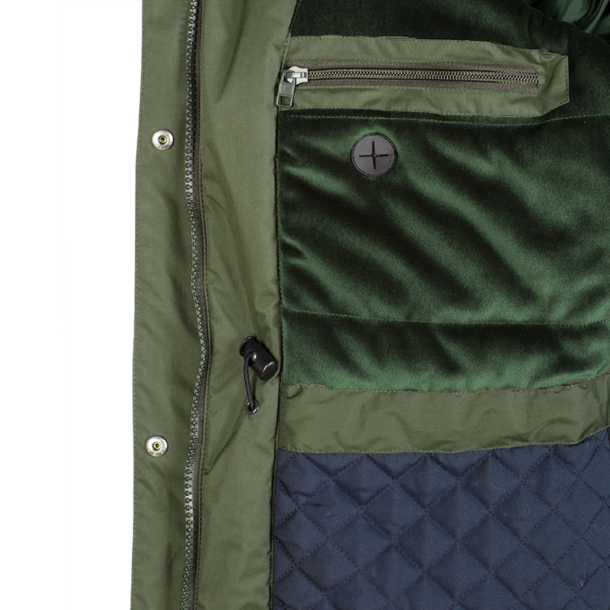 LADY II Parka Damen dunkelgrün