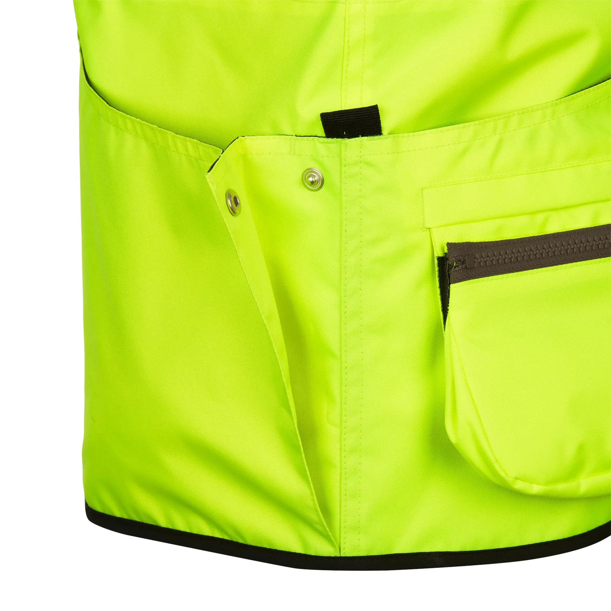 MANTRAILING Weste mit Netz Unisex gelb