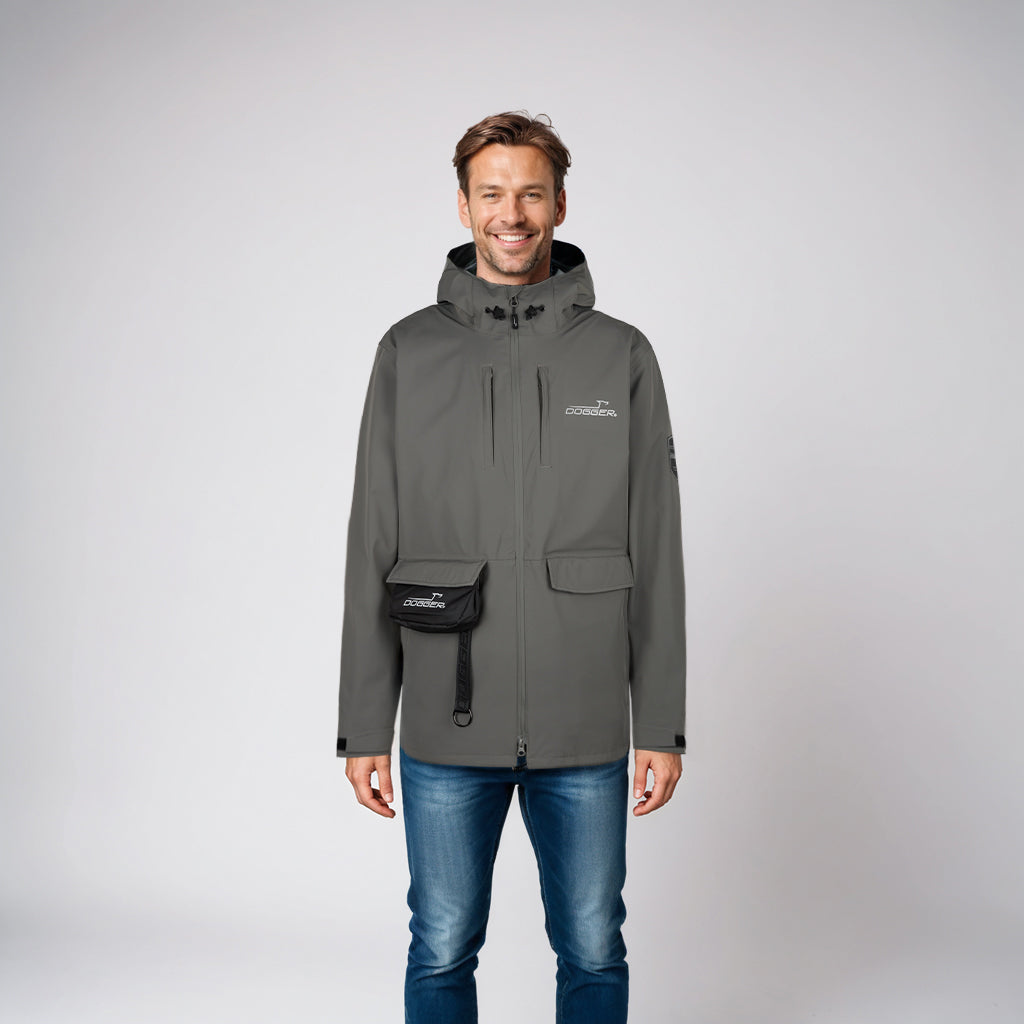 MEN Regenjacke Herren dunkelgrau