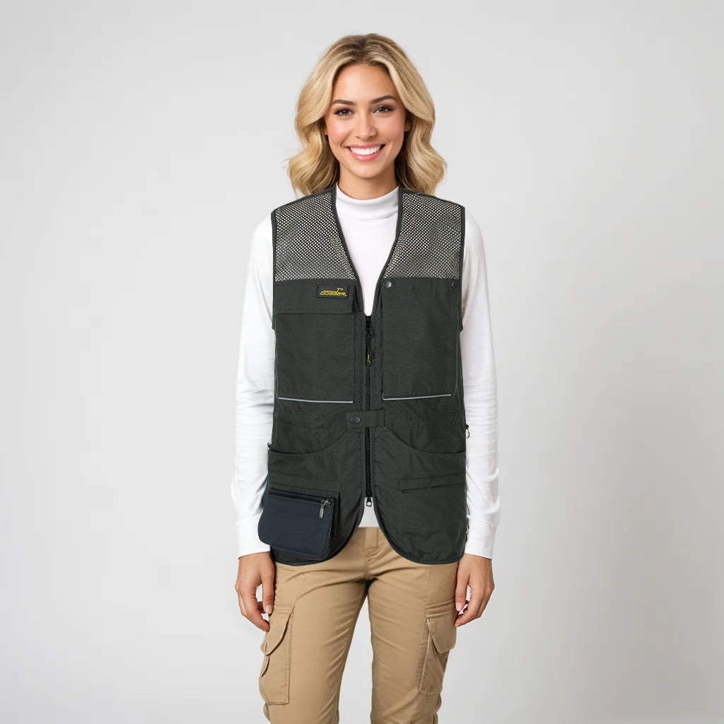 SAHARA Gilet Unisex dunkelgrün