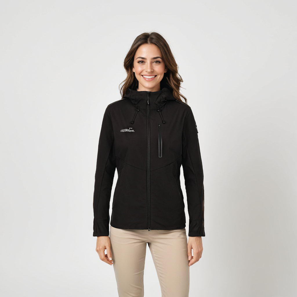 SKIN Softshelljacke Damen schwarz