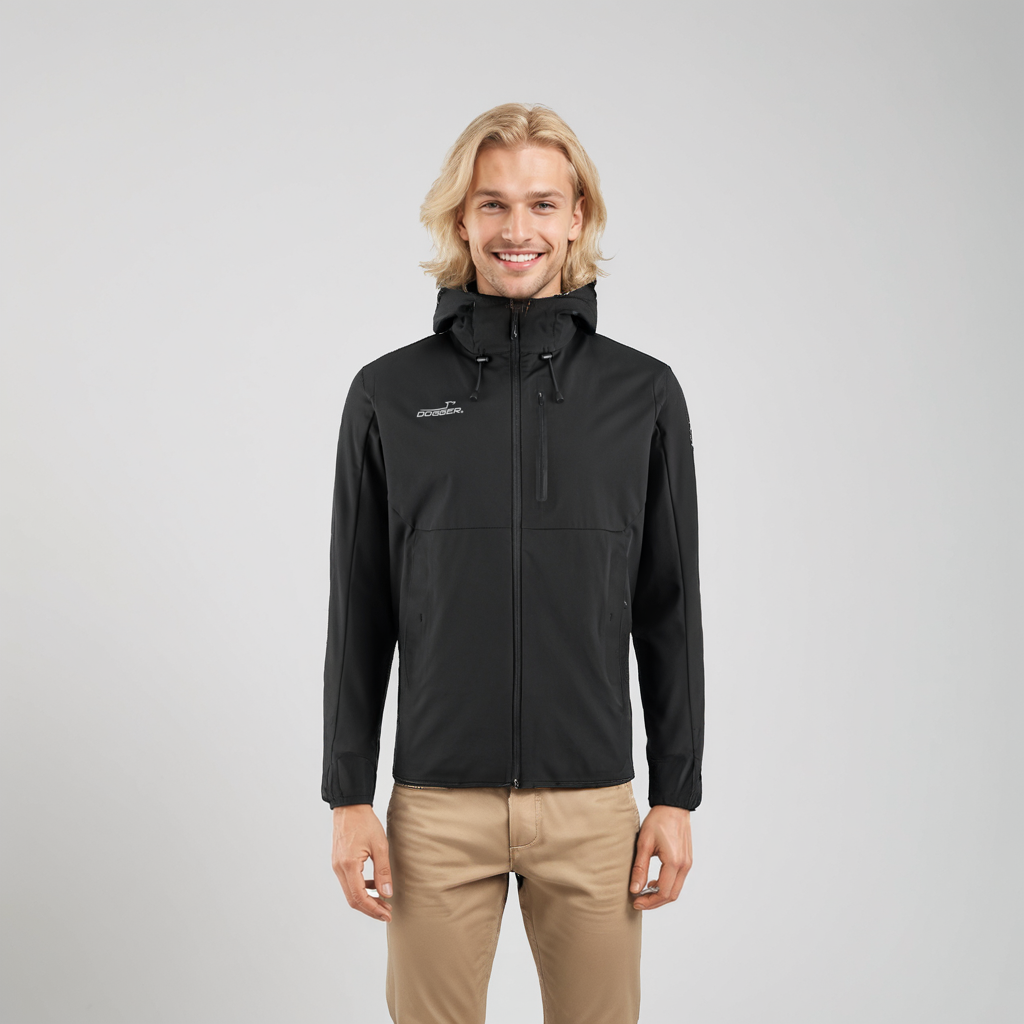 SKIN Softshelljacke Herren schwarz