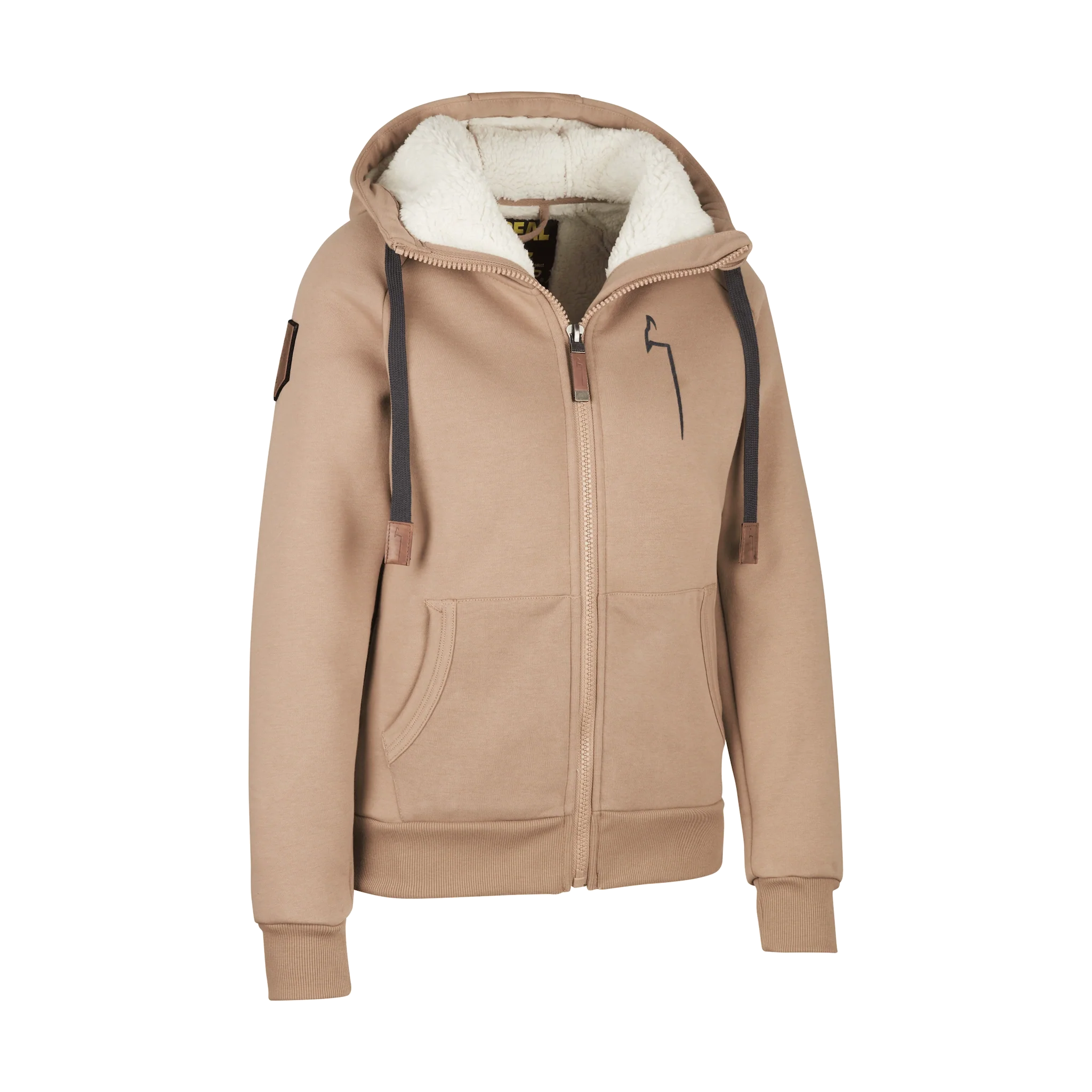 WINTER Hoodie Damen camel