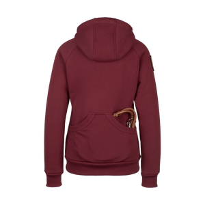 WINTER Hoodie Damen granat