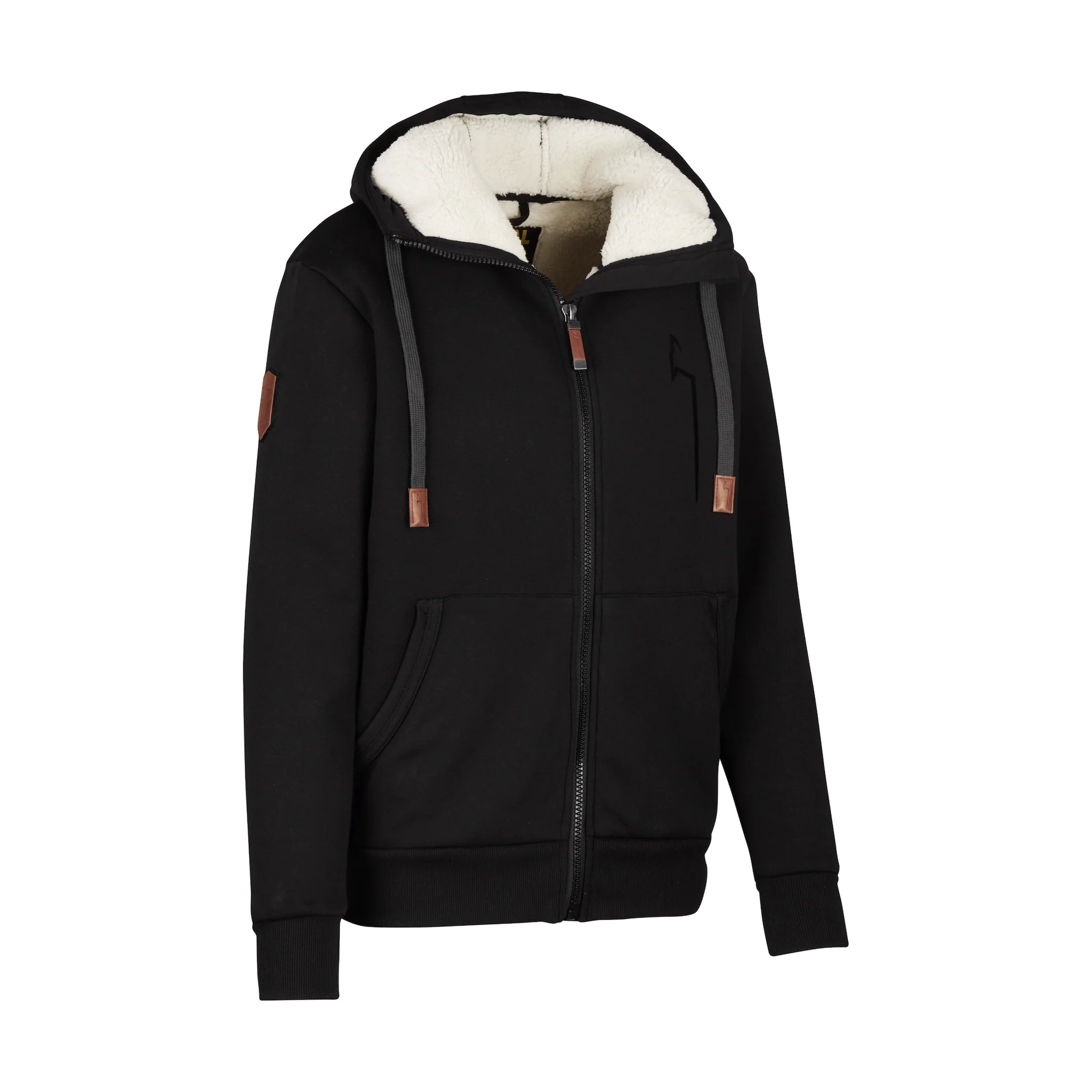 WINTER Hoodie Herren black