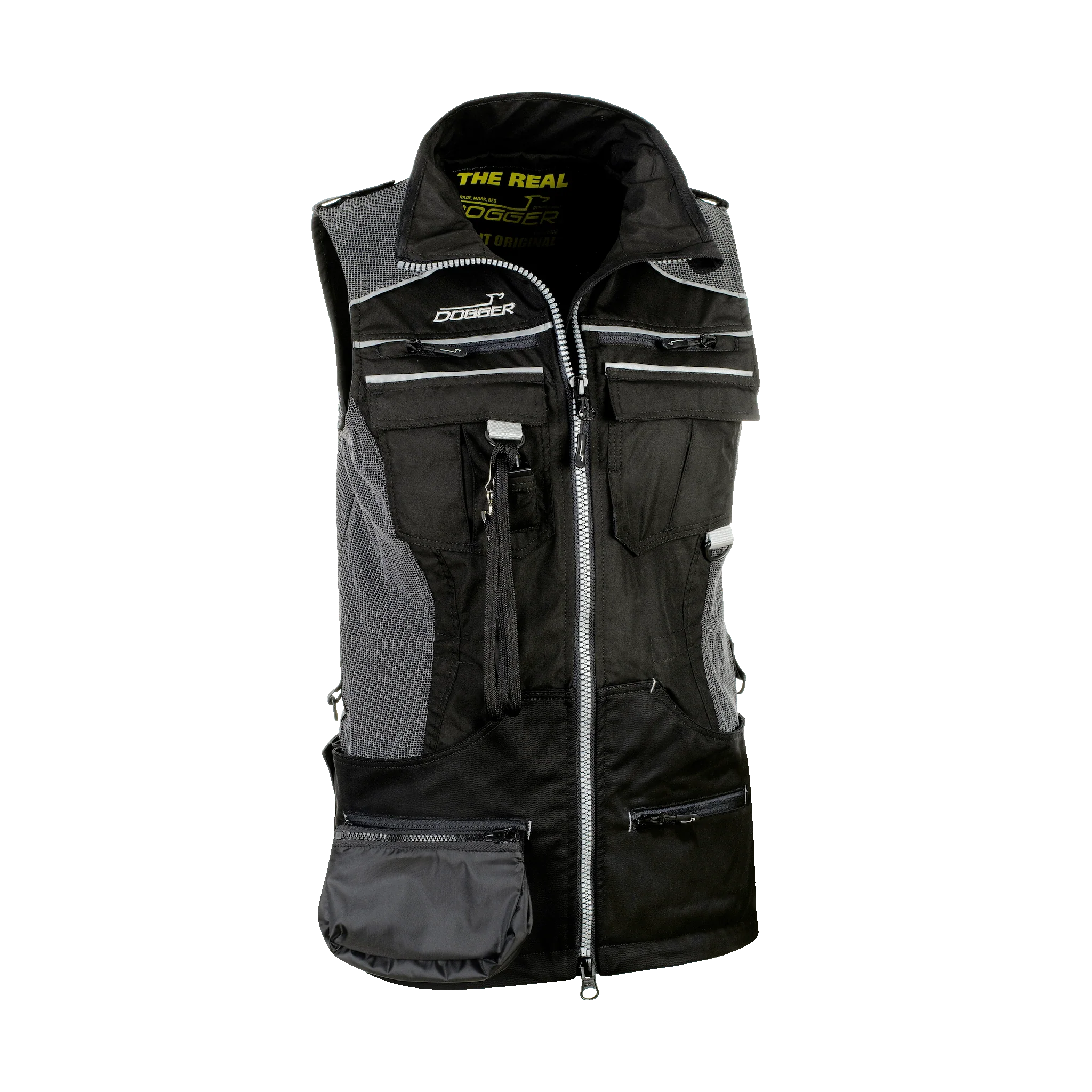 XENA Weste Damen grau schwarz