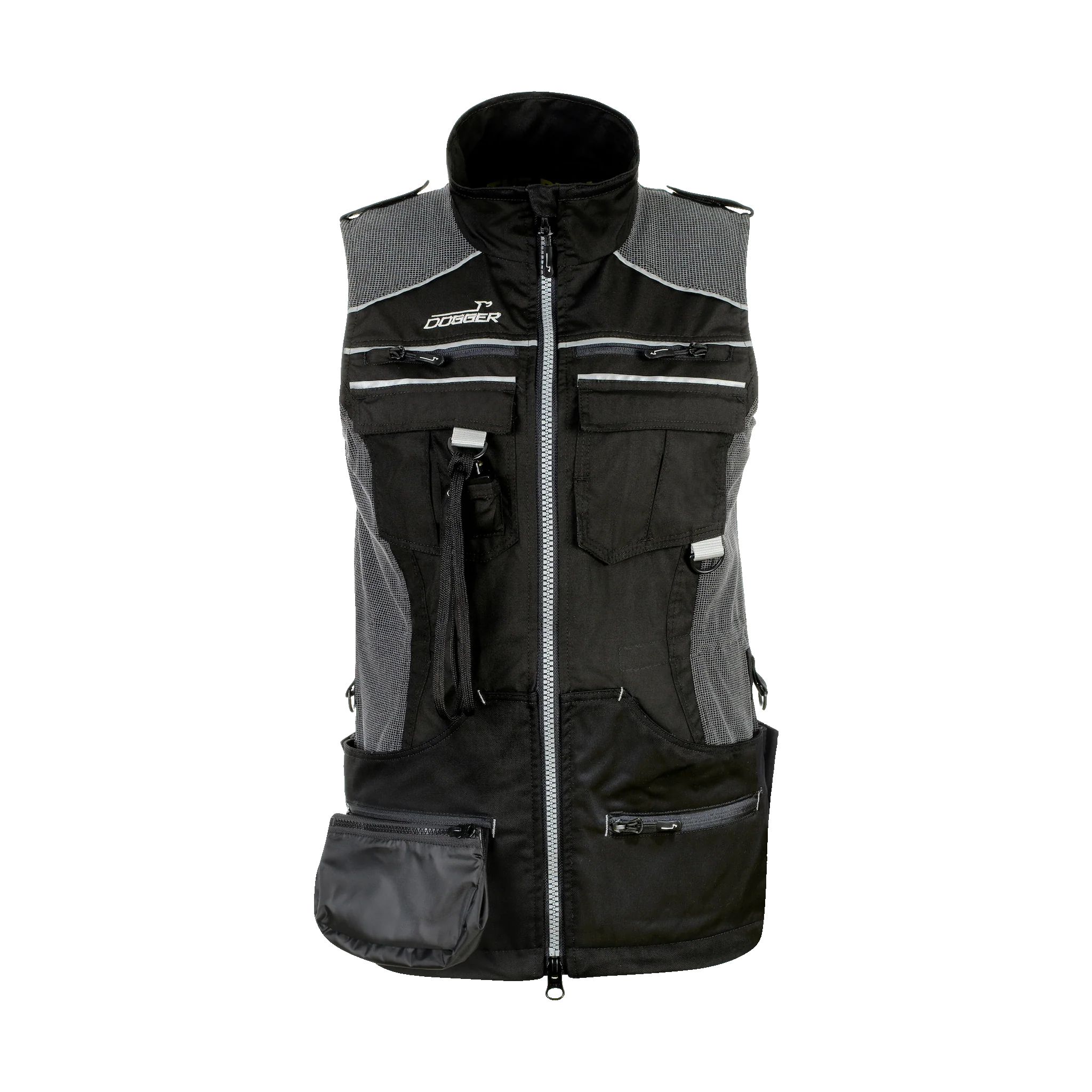 XENA Weste Damen grau schwarz