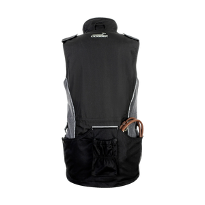 XENA Weste Damen grau schwarz