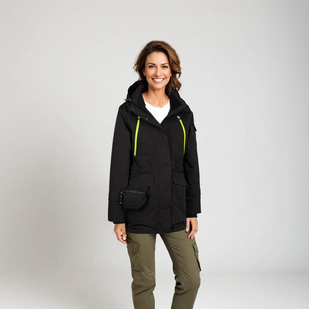 YUKON Utility Jacke Damen black